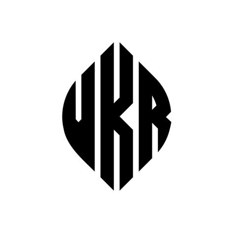 Vkr Circle Letter Logo Design With Circle And Ellipse Shape Vkr