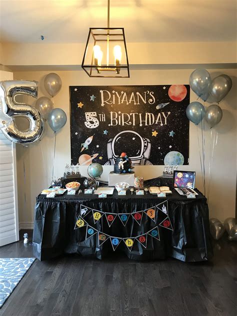 Outer Space Birthday Party Ideas Photo 1 Of 27 Catch My Party
