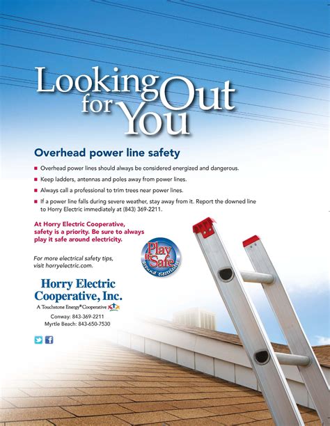 Hec Power Line Safety 8 375×10 875 Horry Electric Cooperative Inc