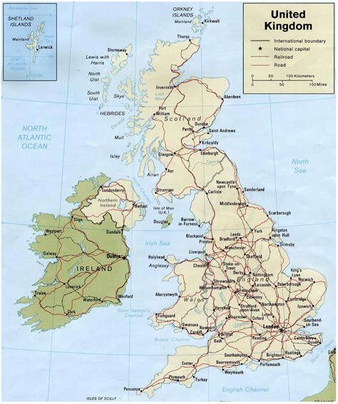 Mapa latino de gran bretaña. Mapa Gran Bretana - Mapa Reino Unido