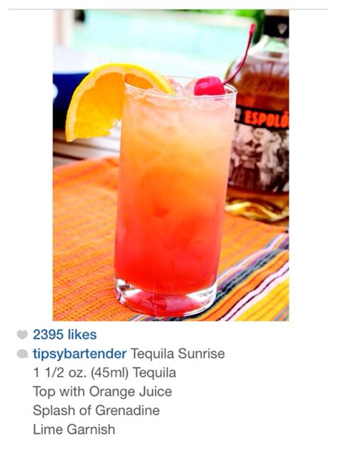 The tequila mockingbird is a clever little drink that offers the pairing of tequila and triple sec with the this fruity take on the classic long island iced tea adds the rich flavor of coconut rum and the. Tequila sunrise, Tequila drinks, Drinks