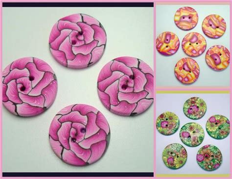 Beadazzle Me Polymer Jewelry Polymer Clay Handmade Buttons