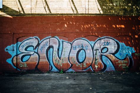Graffiti On Brick Wall · Free Stock Photo