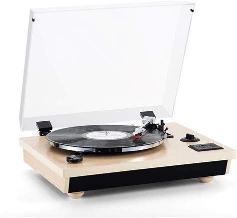 Shuman Wireless 3 Speed Turntable With Stereo Speakers Uk