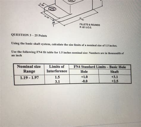 Solved Using The Basic Shaft System Calculate The Size