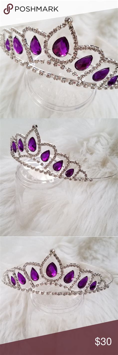 Purple Dreams Tiara Crown Swarovski Crystal Jewel Tiaras And Crowns