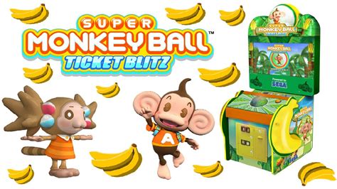 Sega S Super Monkey Ball Ticket Blitz Arcade Ticket Machine Youtube