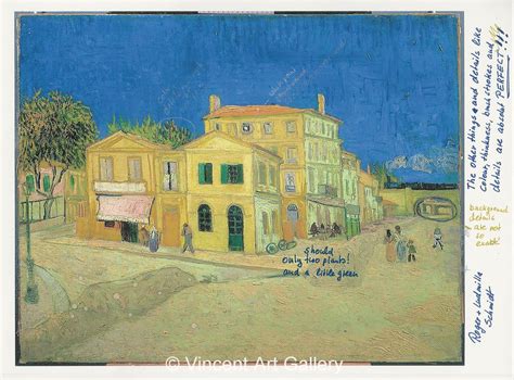 Vincents House In Arles The Yellow House By Vincent Van Gogh Oil