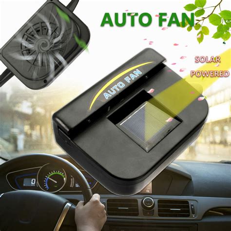 Car And Truck Parts Car Auto Solar Power Exhaust Interior Cooling Fan