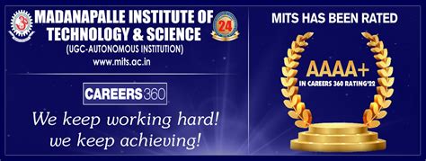 Mits National Award As Best Private Engineering College Awarded By