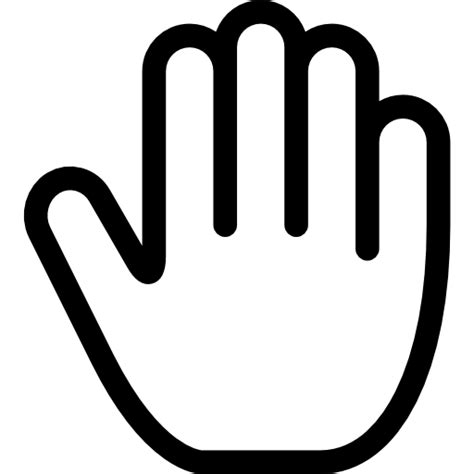 Hand User Interface And Gesture Icons