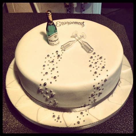 This design would also be great for engagement parties, anniversaries, or any. Simple engagement cake