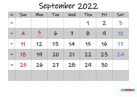 September 2022 Calendars For Word Excel Pdf September 2022 Calendar