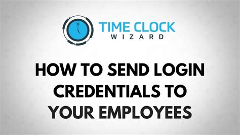 How To Send Login Credentials To Your Employees Youtube
