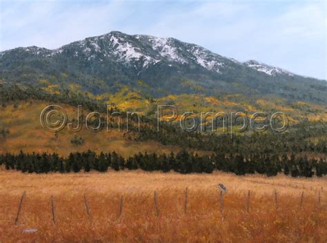 Painting San Francisco Peaks Flagstaff Az Original Art By John