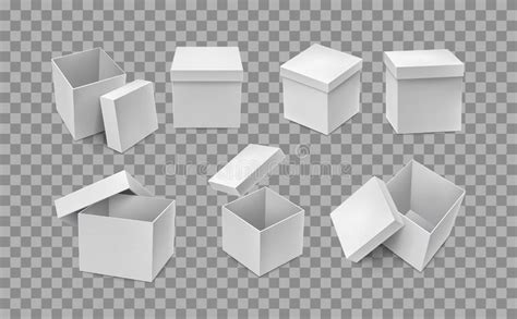 Download Opened And Closed Cardboard Boxes Mockups Stock Vector - Illustration of freight, packaging ...