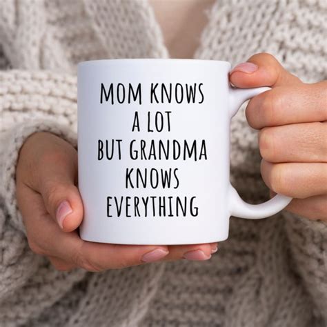 Funny Grandma Mug Funny Grandma T Grandma Coffee Mug Etsy