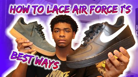How do you guys lace your air force 1 high's? How to lace air force 1's🔥☔️(Loose)THE BEST WAYS - YouTube