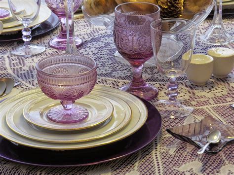 Fabbys Living Fabby A Purple Autumn Table Autumn Table Gold Table
