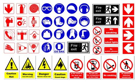 Set Of Iso 7010 Vector Safety Signs Symbols Icons To Signify Mandatory