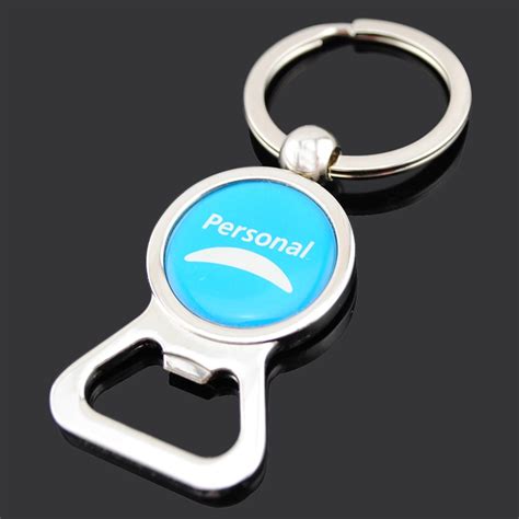 100pcs Metal Keychain Bottle Openers Personalised Key Ring Beer Bottle