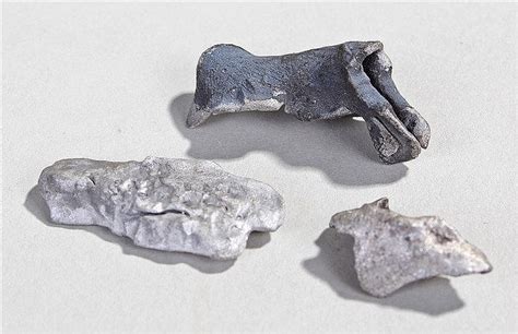 Of Wwii Interest Three Pieces Of Shrapnel That Were Part Of
