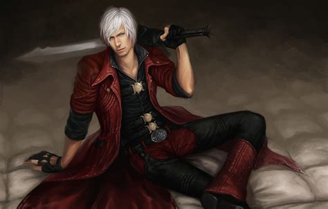 Wallpaper Guns Sword Sword Hunter Dante Red Coat Dante Dmc 4 Devil May Cry 4 Game