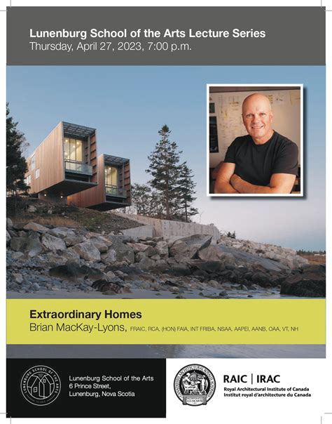 Raic Spring Lecture Series Extraordinary Homes With Brian Mackay Lyons