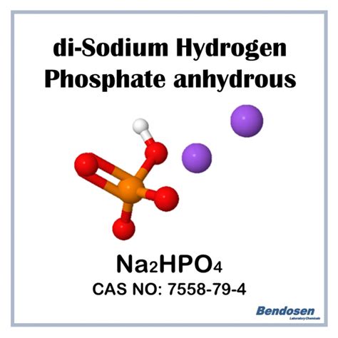 Di Sodium Hydrogen Phosphate Anhydrous Ar Gm Bendosen