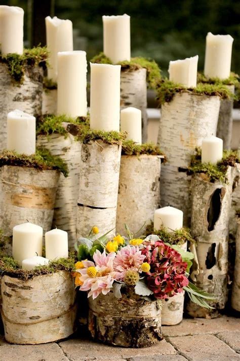 25 Creative Rustic Winter Woodland Wedding Decorations In