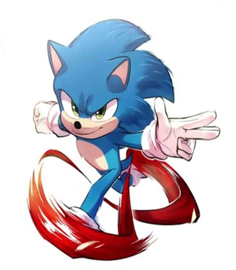 Sonic Fanart Sonic Hedgehog Movie Sonic And Shadow