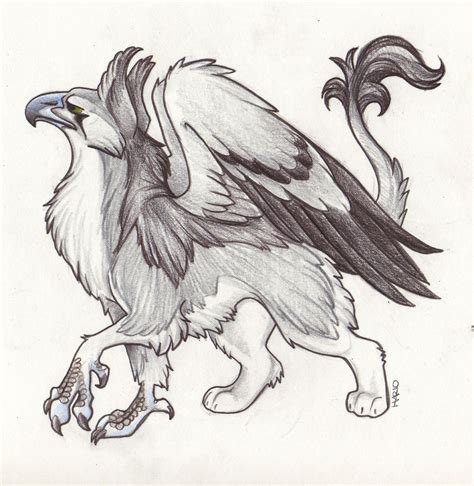 Mythical Creatures Art Griffin Drawing Creature Drawings