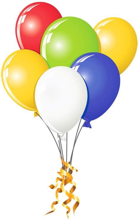 Transparent Balloons Multi Color Clipart Clipart Best Clipart Best