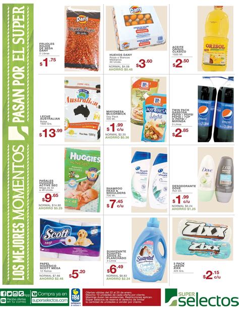 Super Selectos Productos De Consumo Diario En Ofertas 22ene16