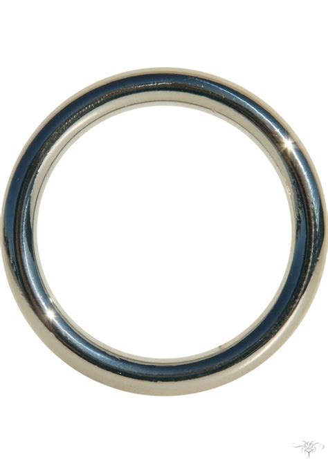edge seamless o ring metal cockring silver 1 75 inch diameter cupid s box