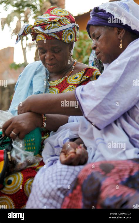 In Ouagadougou Burkina Faso Women Bring Ts Of Soap Clothing And