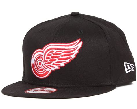 Detroit Red Wings Nhl Black Basic 9fifty Snapback New Era Caps