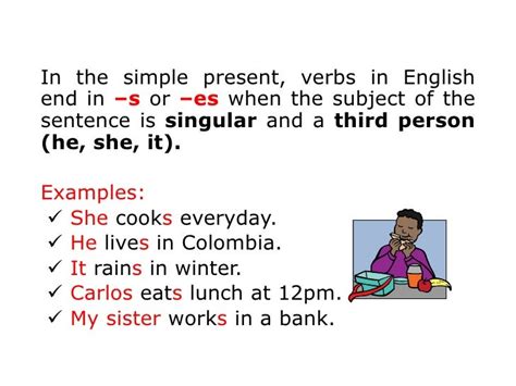 11 Example Verb Simple Present Tense Sentence