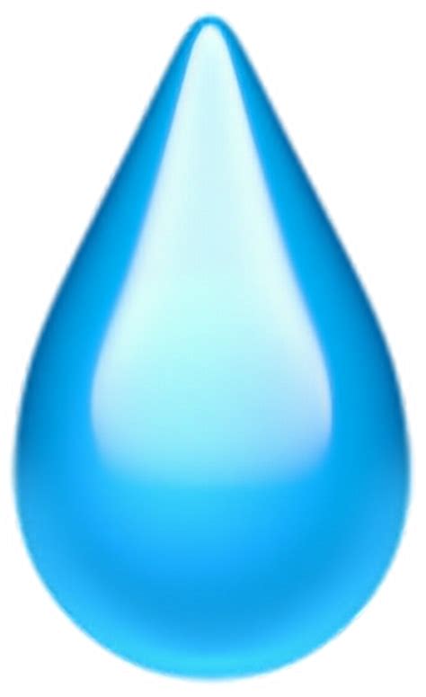 Png Freeuse Teardropemoji Emoji Tear Drop Iphone Water Drop Emoji