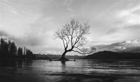 A black and white image already contains two colors. Tips for Making Dramatic Black and White Landscape Photos