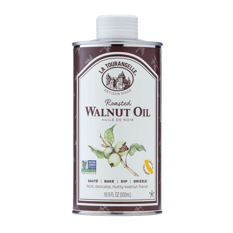 La Tourangelle Roasted Walnut Oil 16 9 Fl Oz 500 Ml Walmart Com