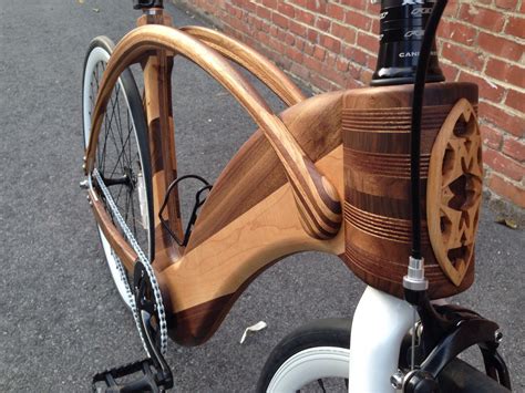 Wood Bike By Masterworks Wood And Design Urban Black Walnut And Maple