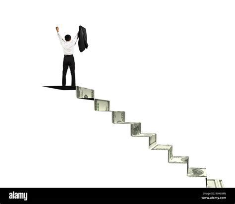 Man Climbing Stairs Rear View Cut Out Stock Images And Pictures Alamy
