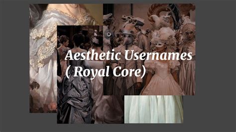 10 Aesthetic Usernames 2023 Royal Core Ig YT Roblox Etc YouTube