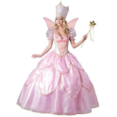 elegant deluxe fairy godmother costume adult glinda wizard of oz halloween fancy cosplay dress