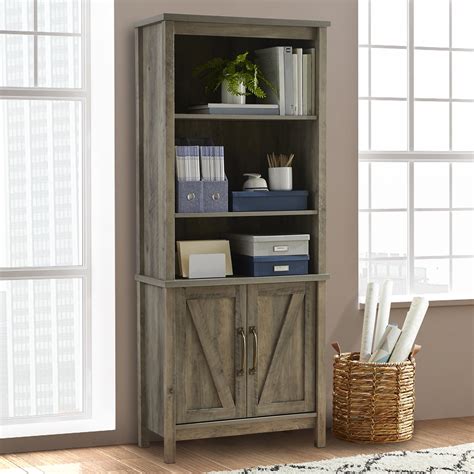 Better Homes And Gardens Modern Farmhouse 5 Shelf Library Bookcase With
