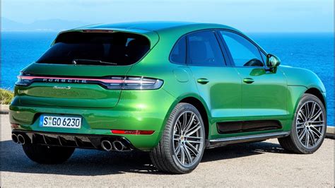 2019 Green Porsche Macan S The Sports Car In The Compact Suv Class