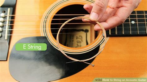 4 Ways To String An Acoustic Guitar Wikihow