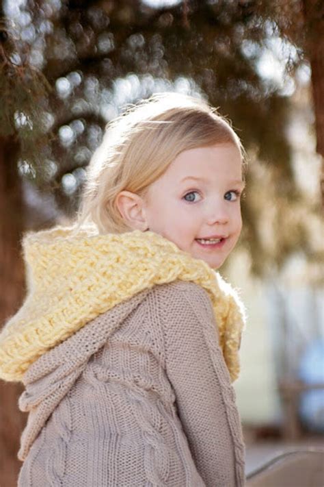 Pdf Knitting Pattern Textured Hooded Cowl Toddler Child Etsy