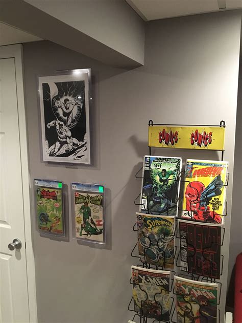 Awesome Comic Book Wall Great Customer Use Of The New Comicmount Comic
